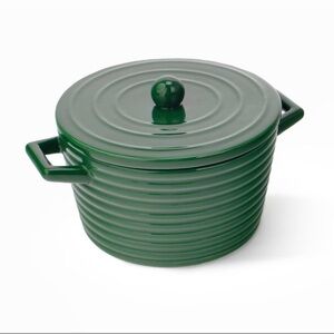 Ceramic Round Green Cocotte from Target Bullseye's Playground New!